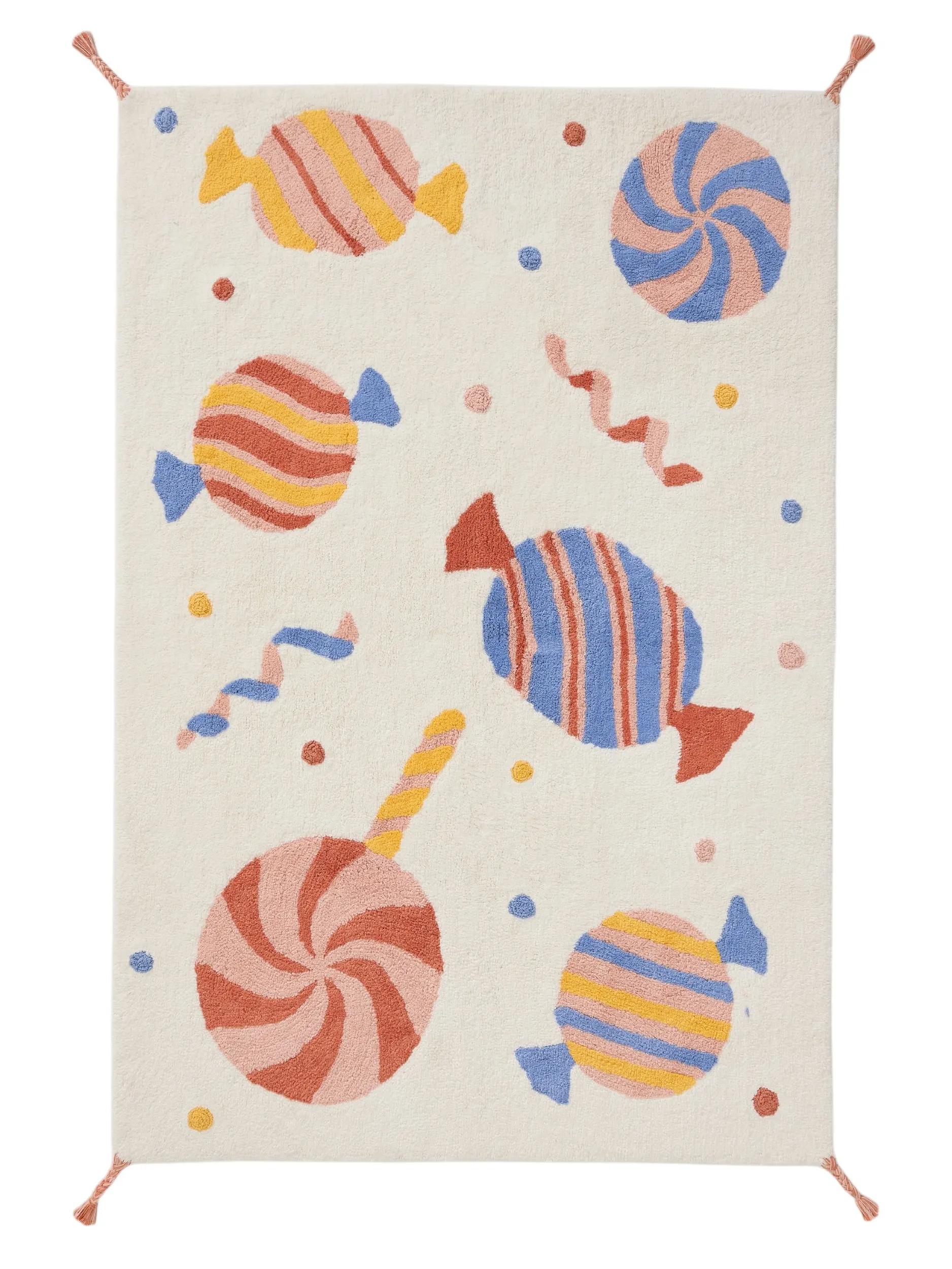 Waschbarer Kinderteppich Caramelle Mehrfarbig 60007910-31101 Waschbarer Kinderteppich Caramelle Mehrfarbig 60007910-31101