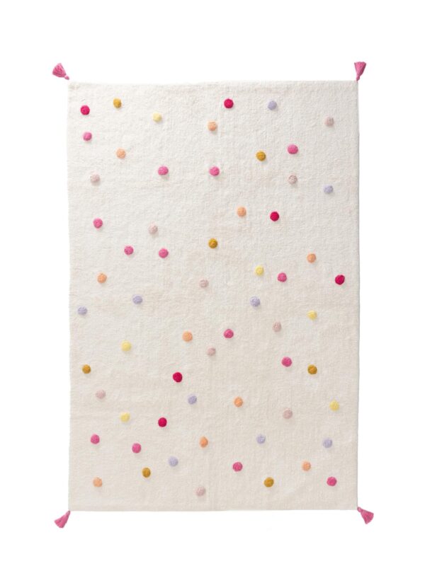 Waschbarer Kinderteppich Fiete Mehrfarbig/Pink 60007874-15101