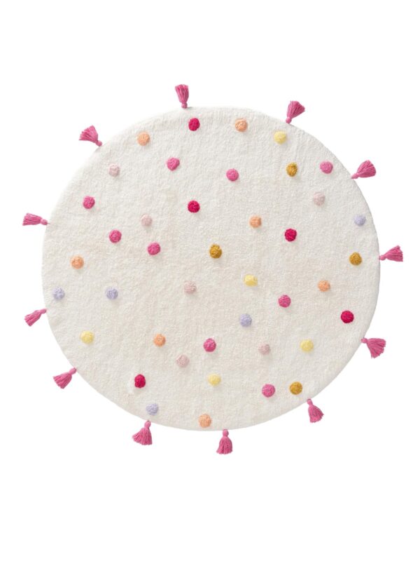 Waschbarer Kinderteppich Fiete Mehrfarbig/Pink 60007874-15104