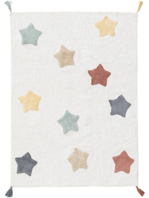 Waschbarer Kinderteppich Stars Mehrfarbig 60007305-31101