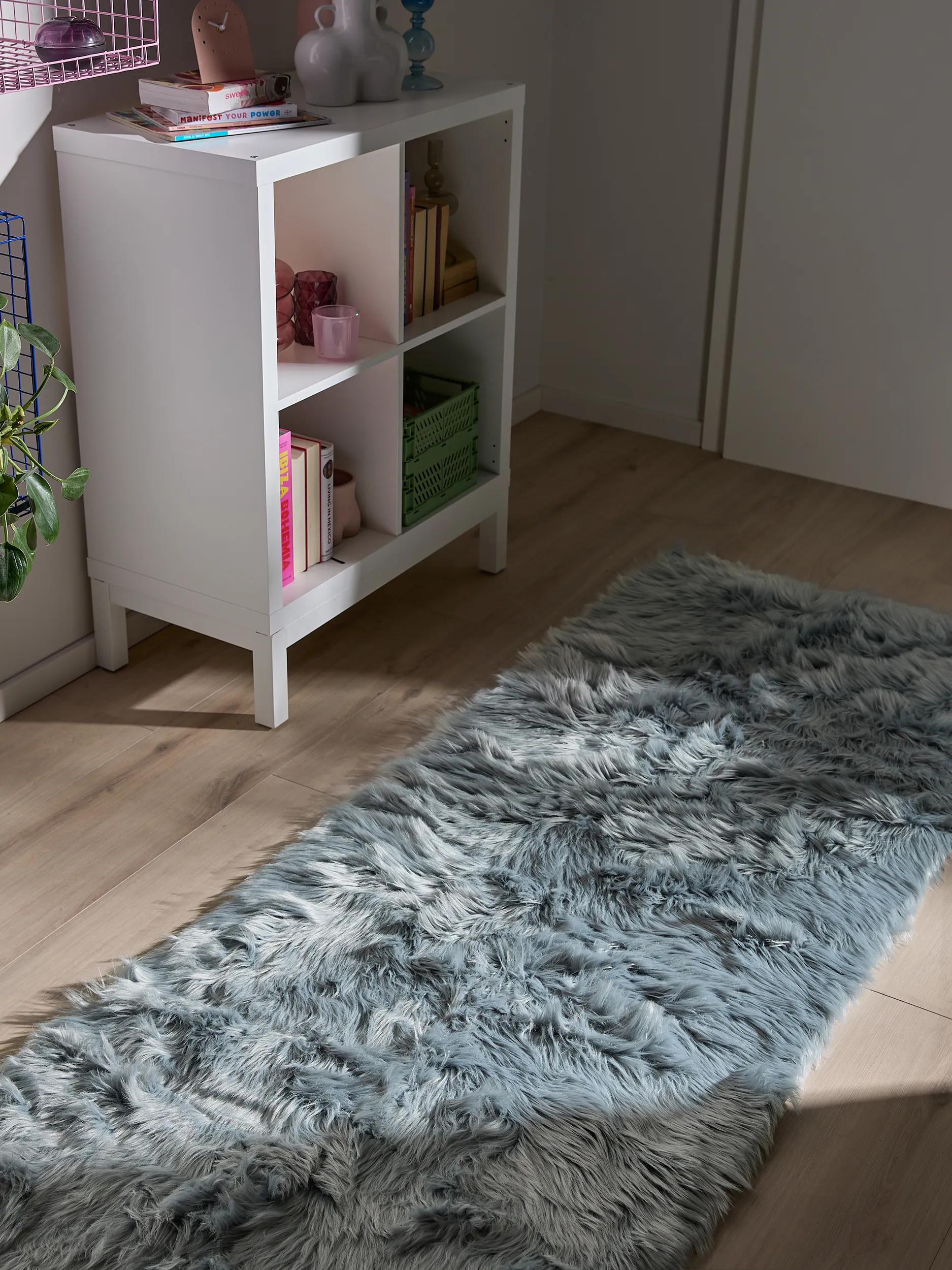 Waschbarer Shaggy-Teppich Nanuk Blau 60007901-22103 Waschbarer Shaggy-Teppich Nanuk Blau 60007901-22103 – Bild 2