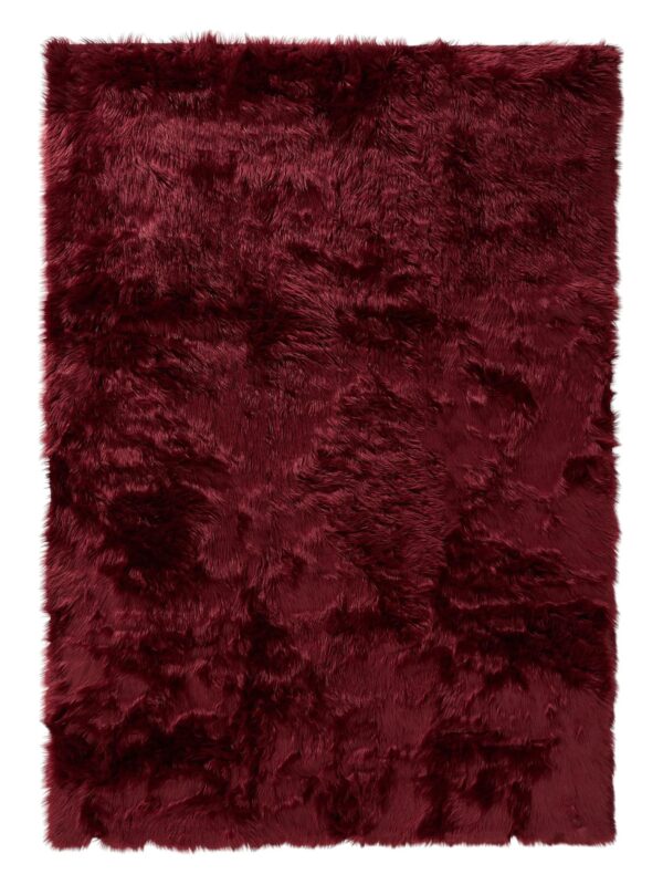 Waschbarer Shaggy-Teppich Nanuk Bordeaux 60007901-145101