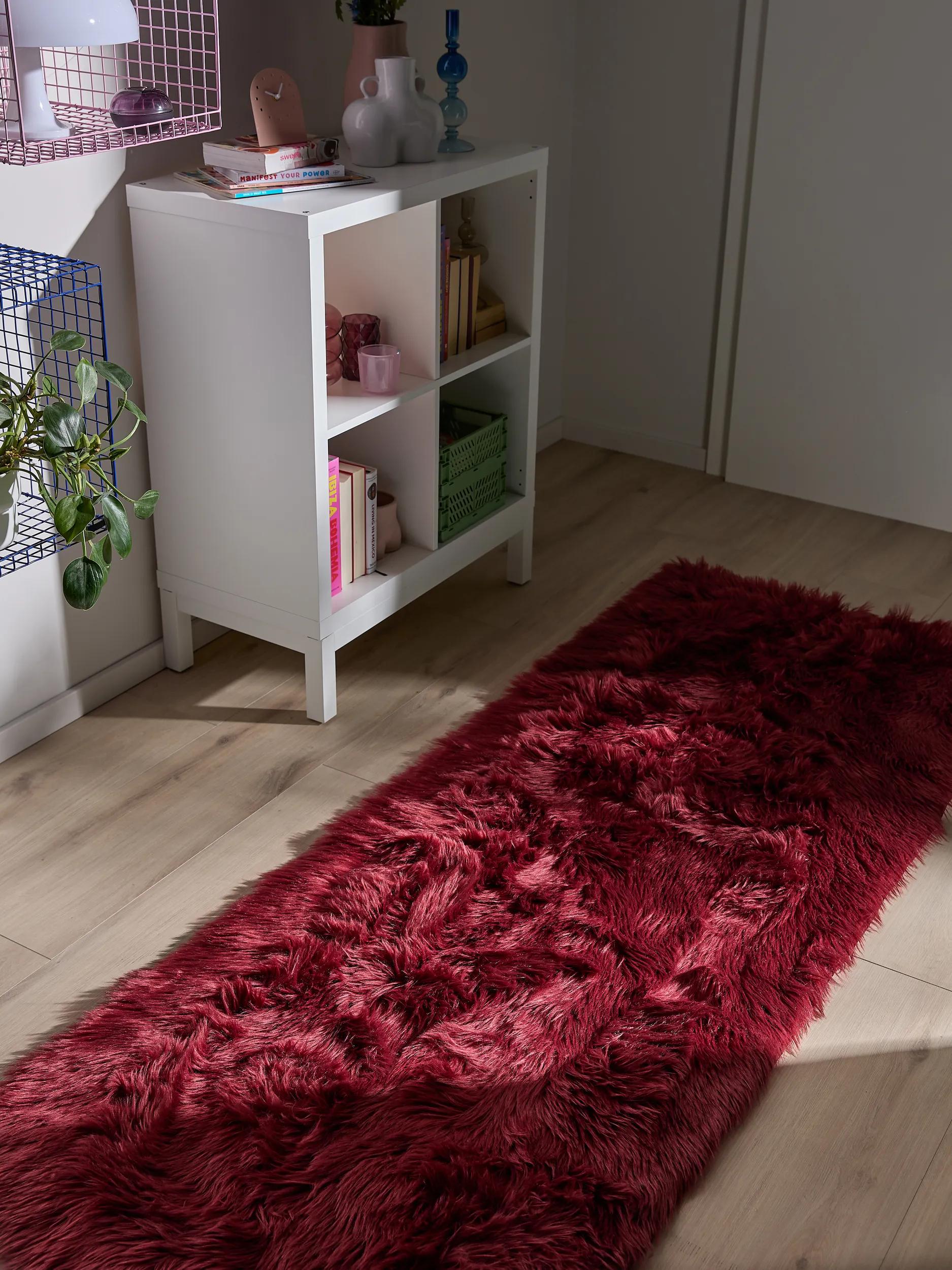 Waschbarer Shaggy-Teppich Nanuk Bordeaux 60007901-145103 Waschbarer Shaggy-Teppich Nanuk Bordeaux 60007901-145103 – Bild 2