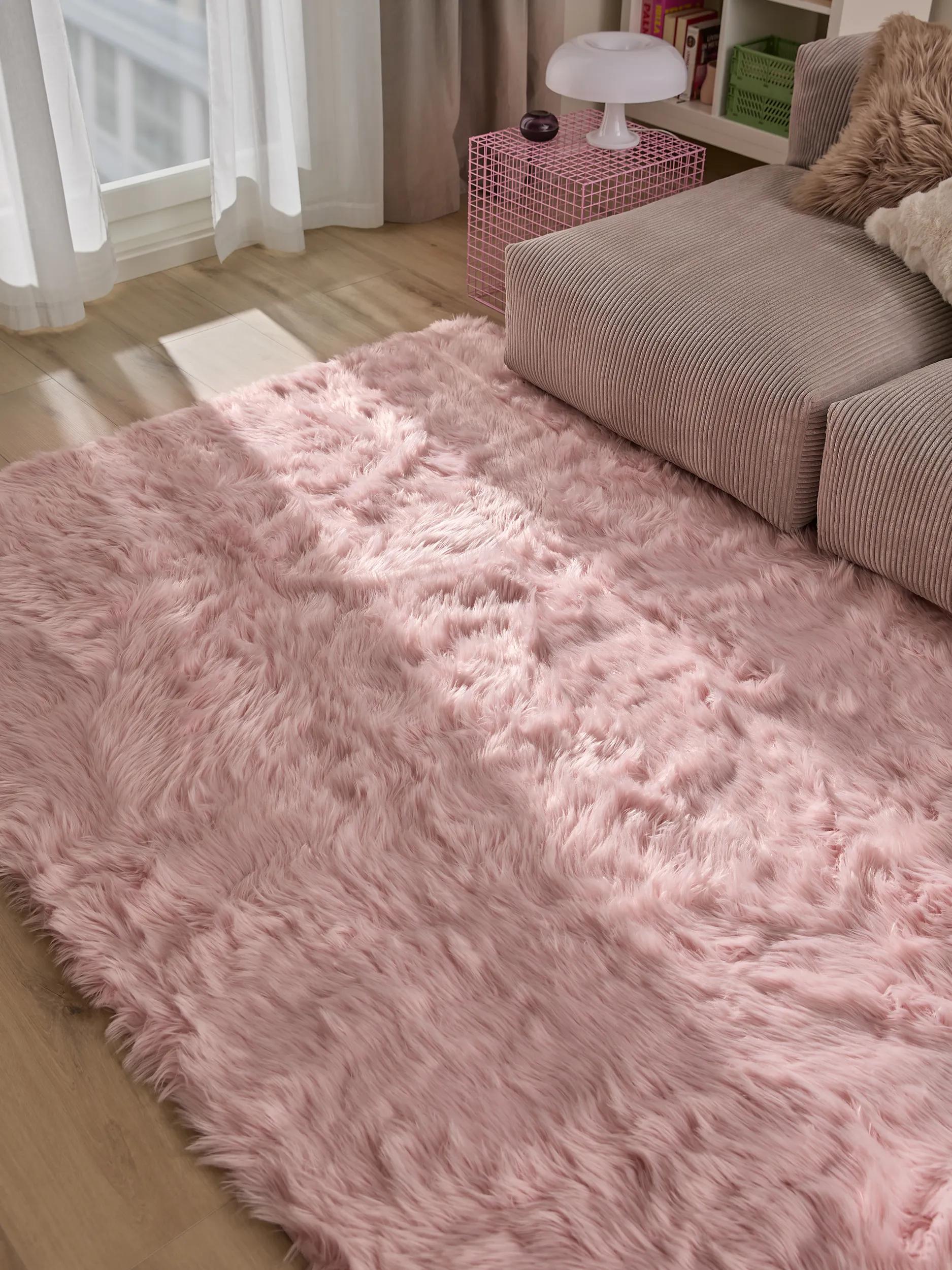Waschbarer Shaggy-Teppich Nanuk Pink 60007901-33101 Waschbarer Shaggy-Teppich Nanuk Pink 60007901-33101 – Bild 2