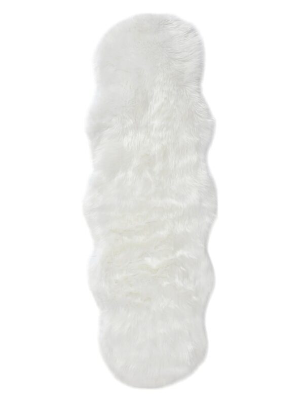 Waschbarer Shaggy-Teppich Nanuk Weiß 60007902-41103