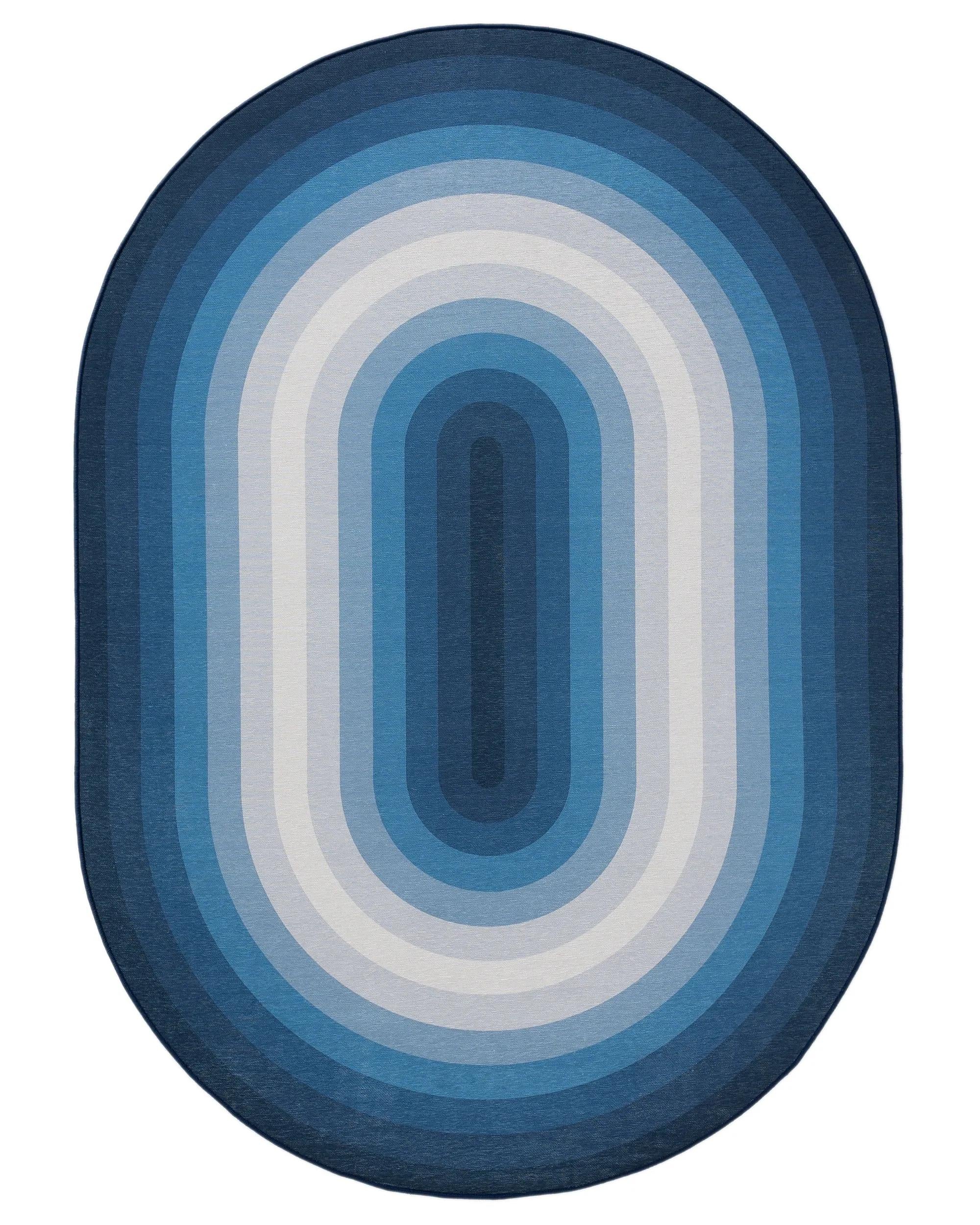 Waschbarer Teppich Anko Blau 60007652-22101 Waschbarer Teppich Anko Blau 60007652-22101