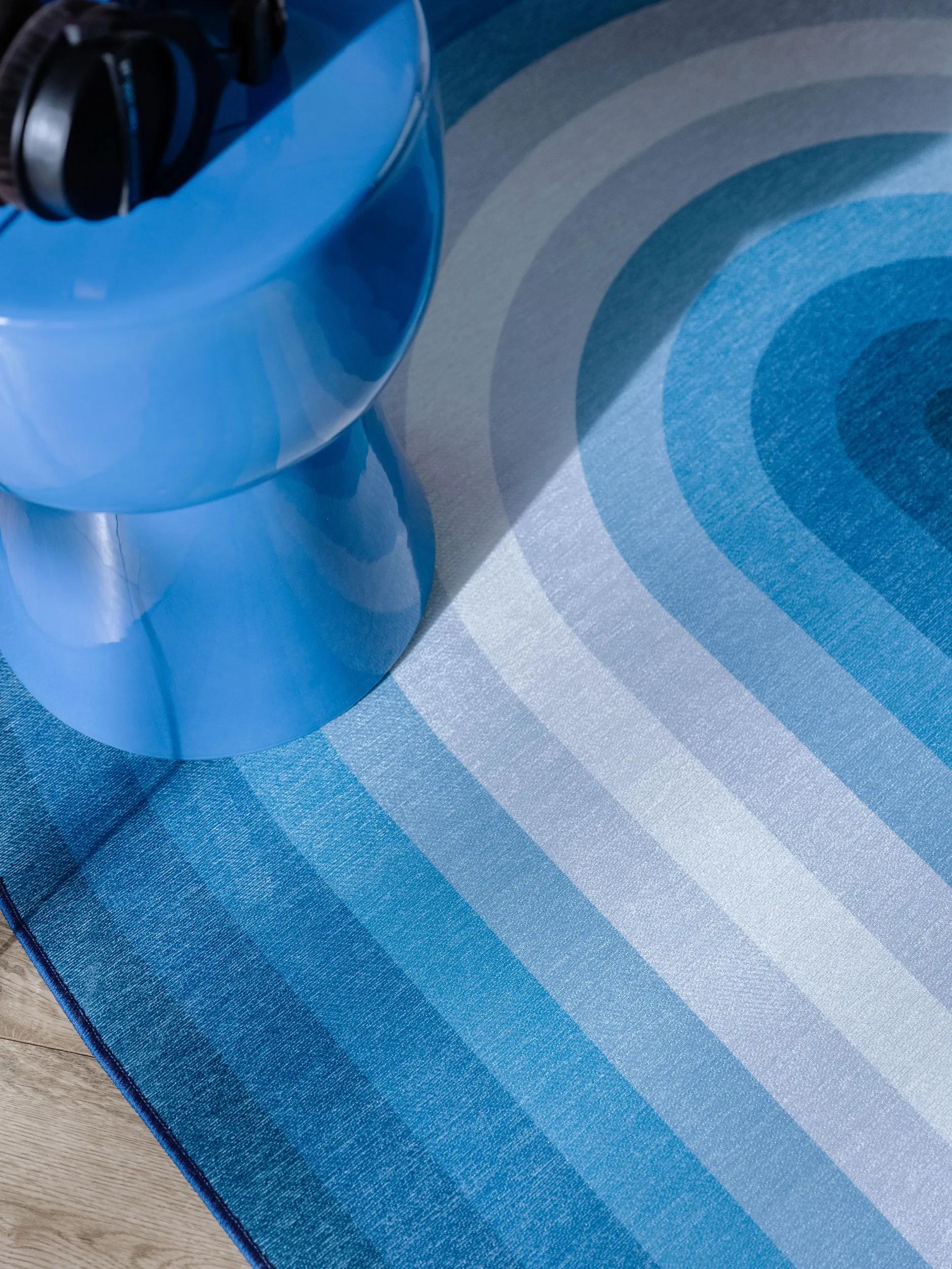 Waschbarer Teppich Anko Blau 60007652-22101 Waschbarer Teppich Anko Blau 60007652-22101 – Bild 3