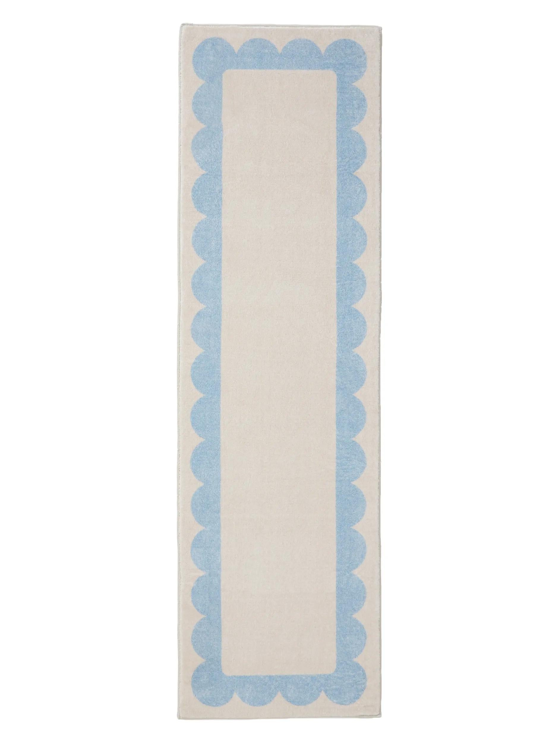 Waschbarer Teppich Frame Blau 60007933-22103 Waschbarer Teppich Frame Blau 60007933-22103