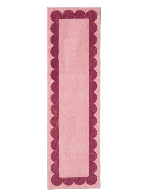 Waschbarer Teppich Frame Pink 60007933-33103