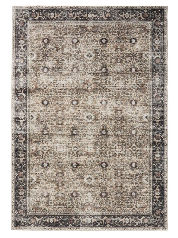 Waschbarer Teppich George Anthrazit/Taupe 60007895-3101