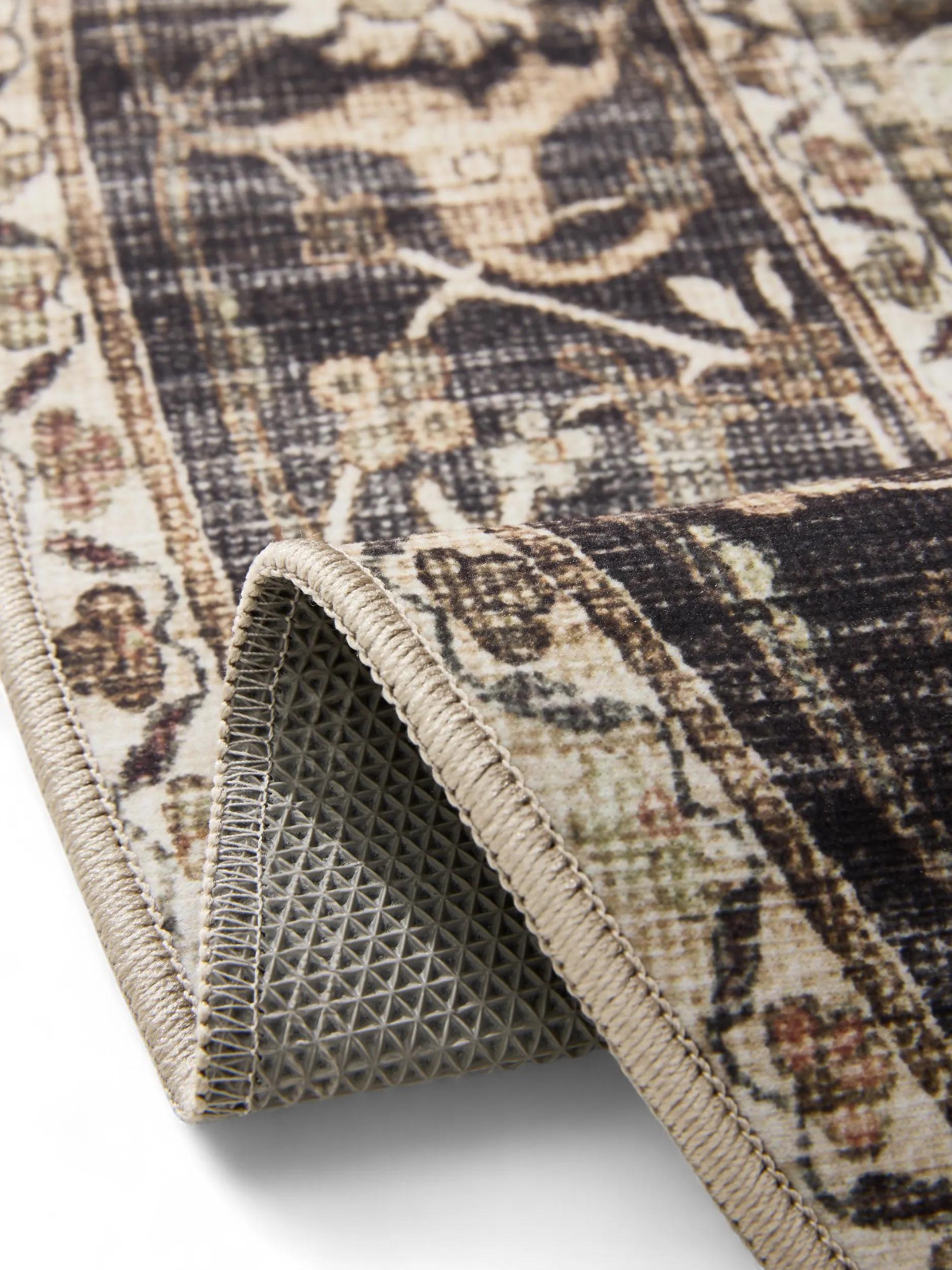 Waschbarer Teppich George Anthrazit/Taupe 60007895-3104 Waschbarer Teppich George Anthrazit/Taupe 60007895-3104 – Bild 4