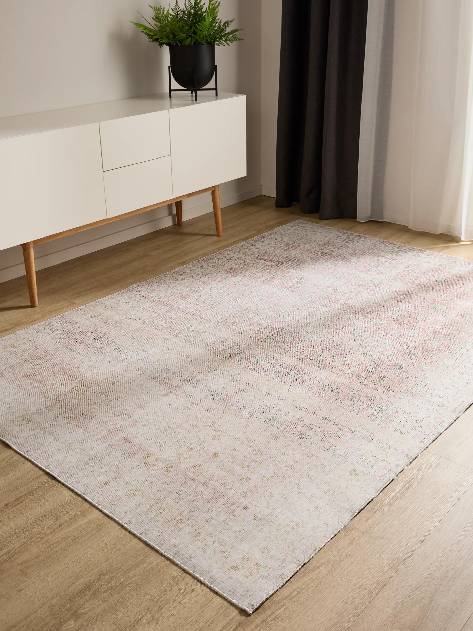 Waschbarer Teppich George Beige/Rosa 60007895-121101 Waschbarer Teppich George Beige/Rosa 60007895-121101 – Bild 2