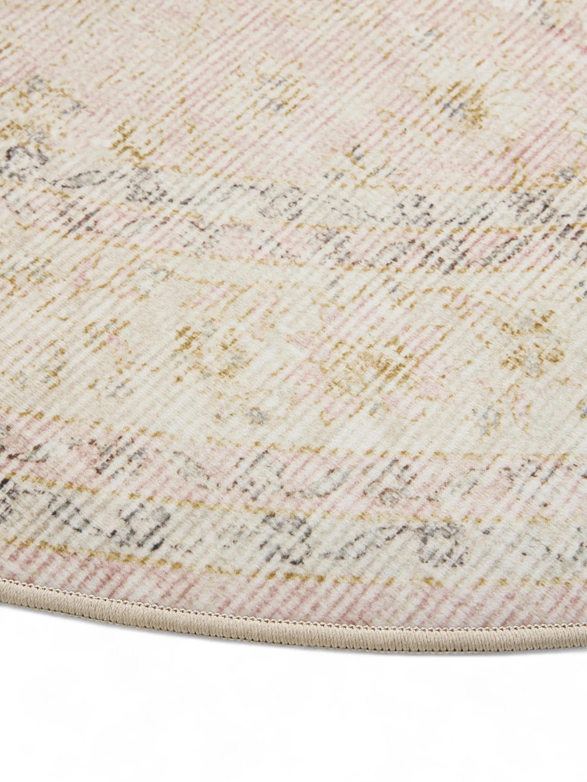 Waschbarer Teppich George Beige/Rosa 60007895-121104 Waschbarer Teppich George Beige/Rosa 60007895-121104 – Bild 5