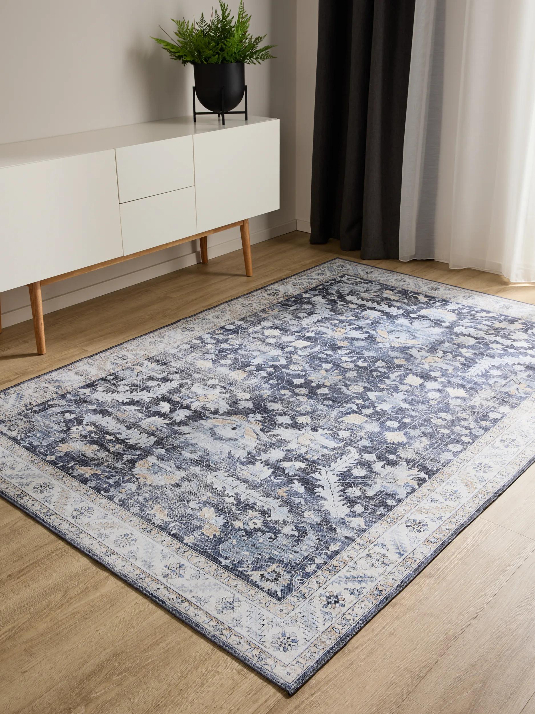 Waschbarer Teppich George Blau 60007885-22101 Waschbarer Teppich George Blau 60007885-22101 – Bild 2