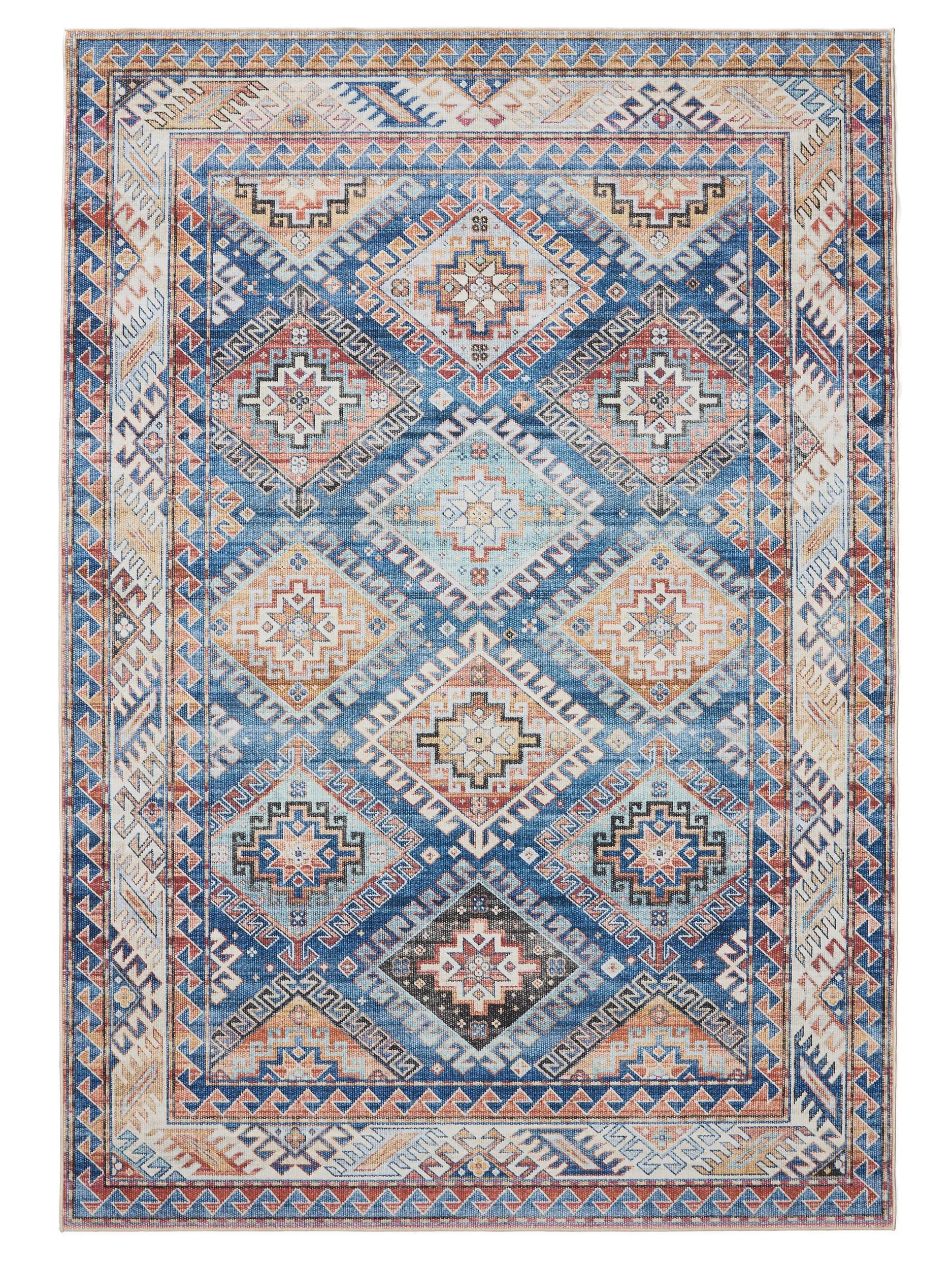 Waschbarer Teppich George Blau 60007888-22101 Waschbarer Teppich George Blau 60007888-22101