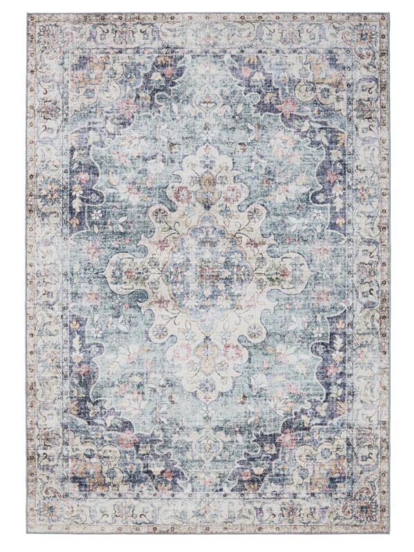 Waschbarer Teppich George Blau 60007890-22101