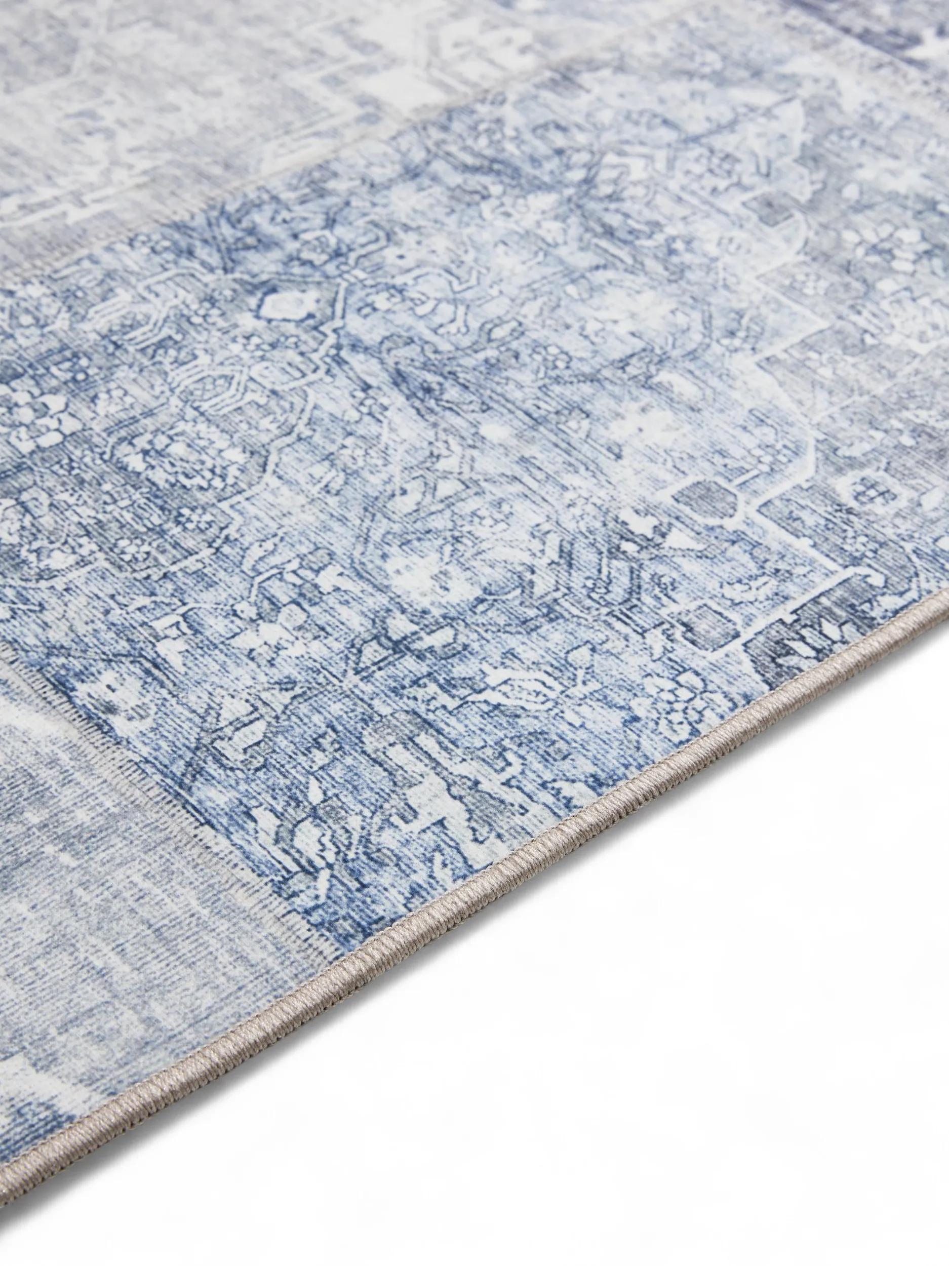 Waschbarer Teppich George Blau 60007897-22101 Waschbarer Teppich George Blau 60007897-22101 – Bild 5