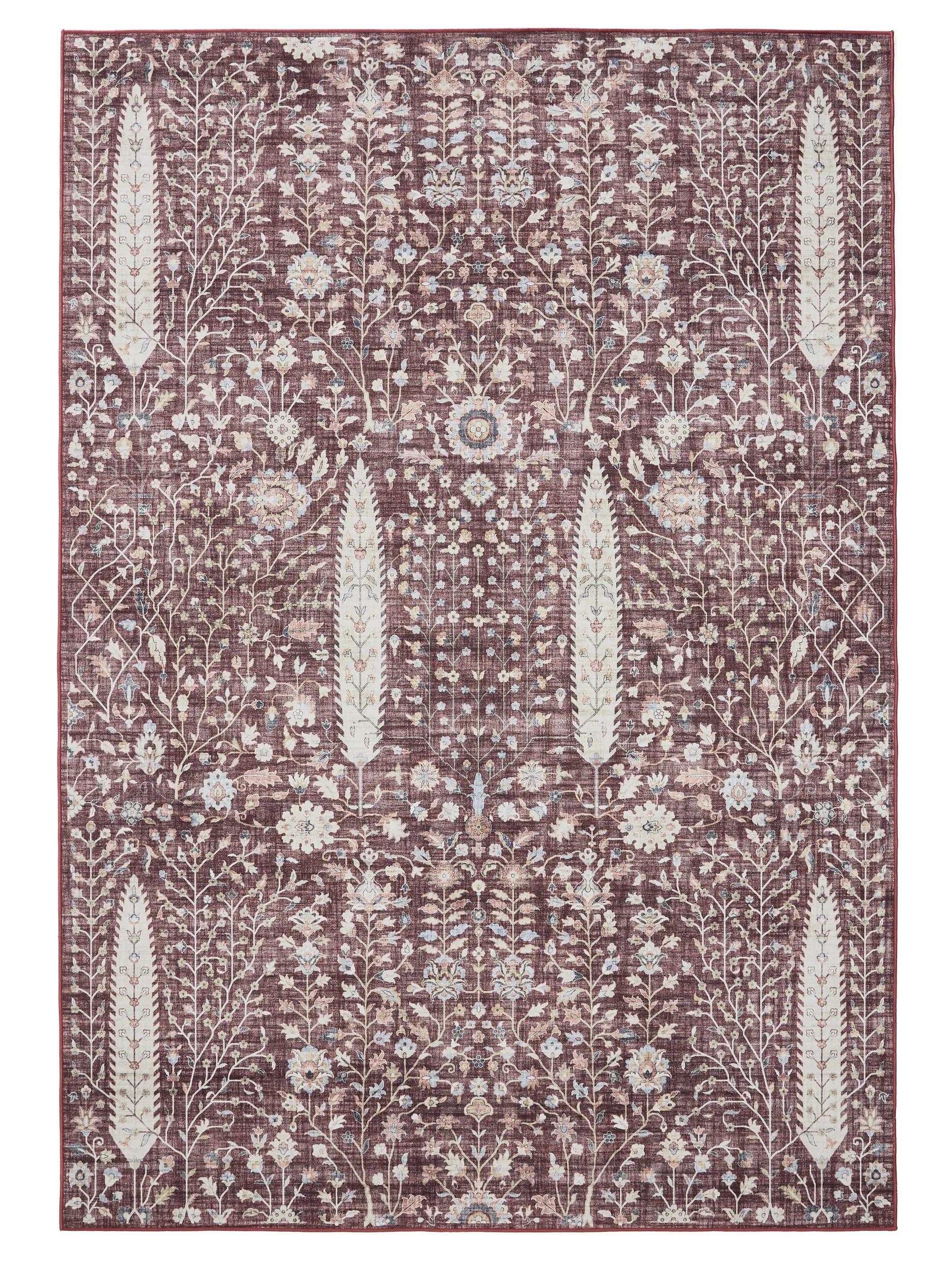 Waschbarer Teppich George Bordeaux 60007889-145101 Waschbarer Teppich George Bordeaux 60007889-145101