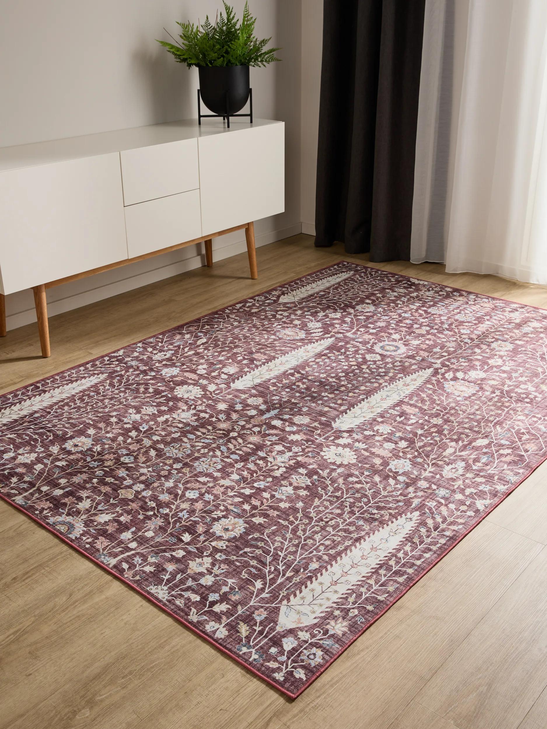 Waschbarer Teppich George Bordeaux 60007889-145101 Waschbarer Teppich George Bordeaux 60007889-145101 – Bild 2