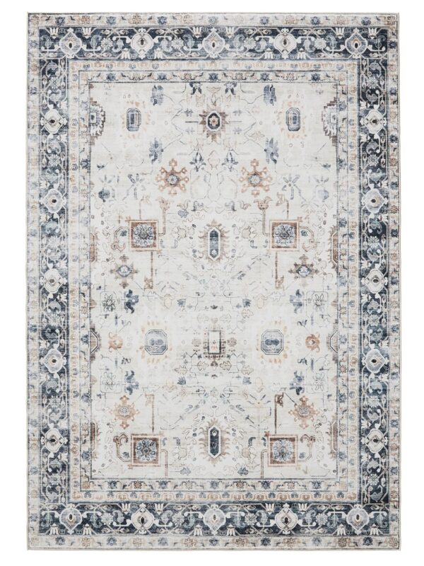 Waschbarer Teppich George Creme/Grau 60007896-134101