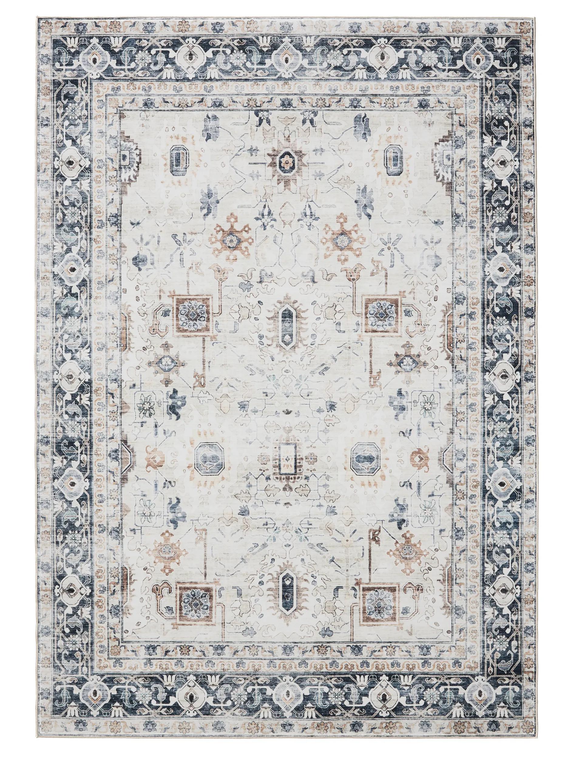 Waschbarer Teppich George Creme/Grau 60007896-134101 Waschbarer Teppich George Creme/Grau 60007896-134101