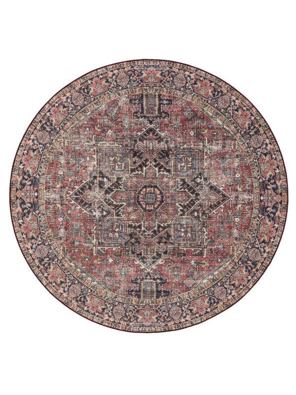 Waschbarer Teppich George Mehrfarbig/Beige 60007886-59104