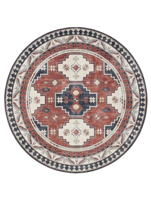 Waschbarer Teppich George Mehrfarbig/Blau 60007886-71104