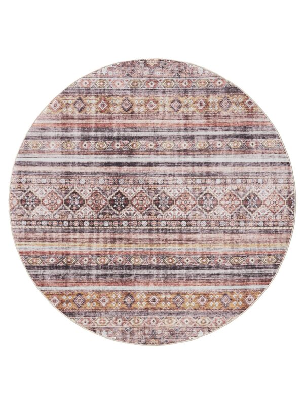Waschbarer Teppich George Mehrfarbig/Pink 60007891-15104