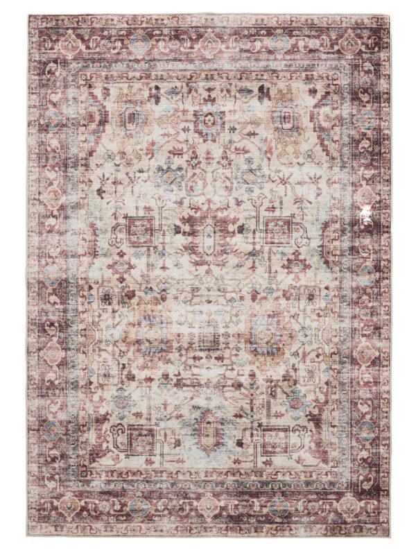 Waschbarer Teppich George Mehrfarbig/Pink 60007896-15101