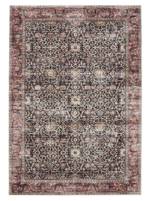 Waschbarer Teppich George Mehrfarbig/Rot 60007895-47101