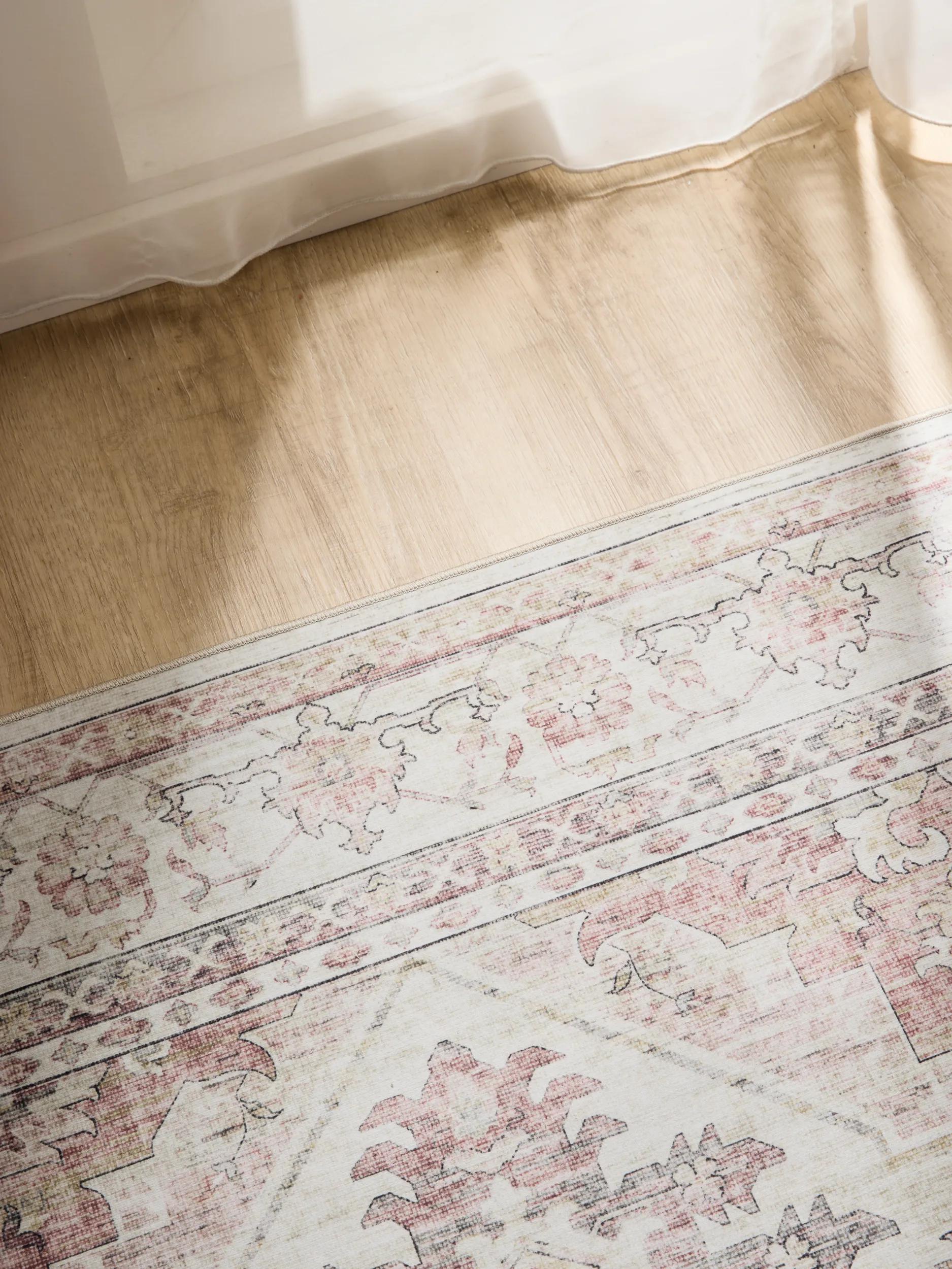 Waschbarer Teppich George Rosa/Beige 60007887-127101 Waschbarer Teppich George Rosa/Beige 60007887-127101 – Bild 3