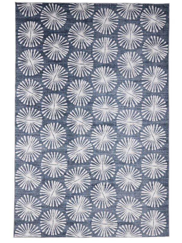 Waschbarer Teppich Milly Anthrazit/Blau 60007878-20101