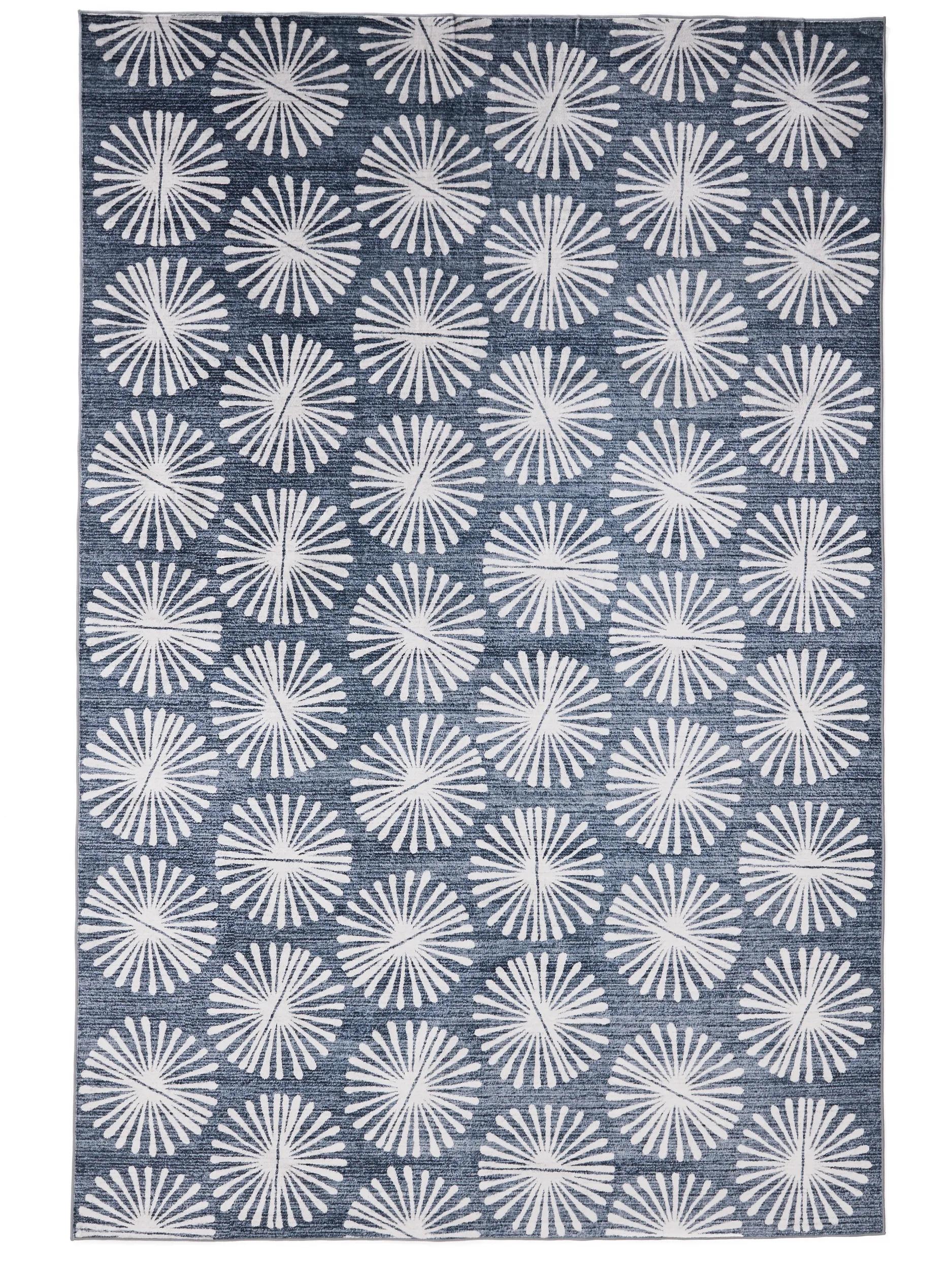 Waschbarer Teppich Milly Anthrazit/Blau 60007878-20101 Waschbarer Teppich Milly Anthrazit/Blau 60007878-20101