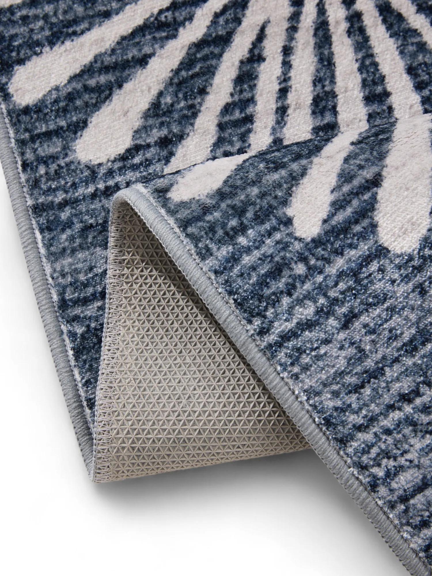 Waschbarer Teppich Milly Anthrazit/Blau 60007878-20101 Waschbarer Teppich Milly Anthrazit/Blau 60007878-20101 – Bild 4