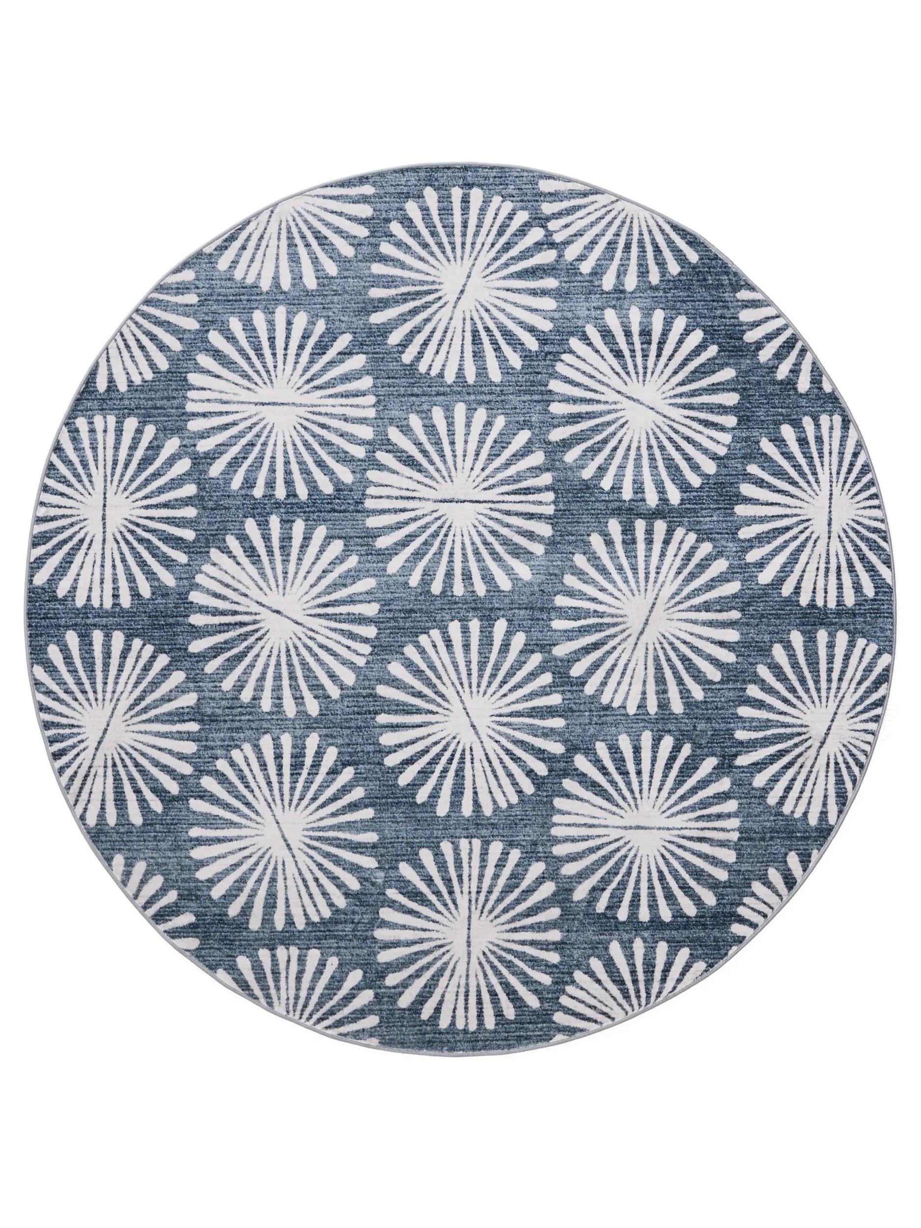 Waschbarer Teppich Milly Anthrazit/Blau 60007878-20104 Waschbarer Teppich Milly Anthrazit/Blau 60007878-20104