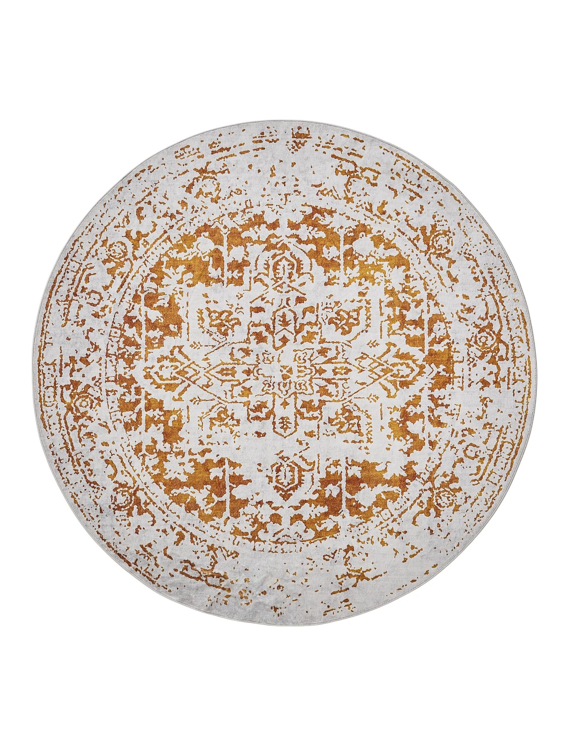 Waschbarer Teppich Miray Grau/Orange 60007883-61104 Waschbarer Teppich Miray Grau/Orange 60007883-61104