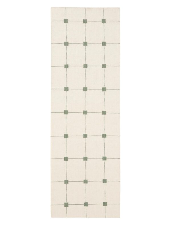 Woll-Läufer Grady Creme/Grün 60007945-140103