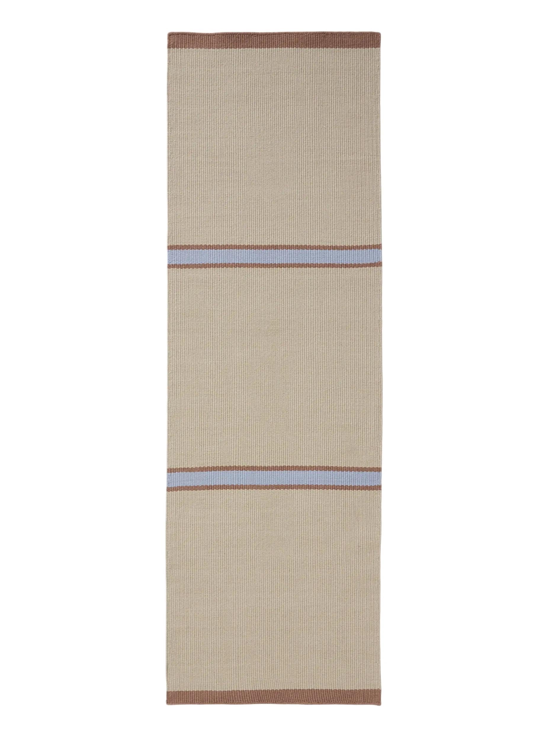 Woll-Läufer Livio Beige/Blau 60007944-75103 Woll-Läufer Livio Beige/Blau 60007944-75103