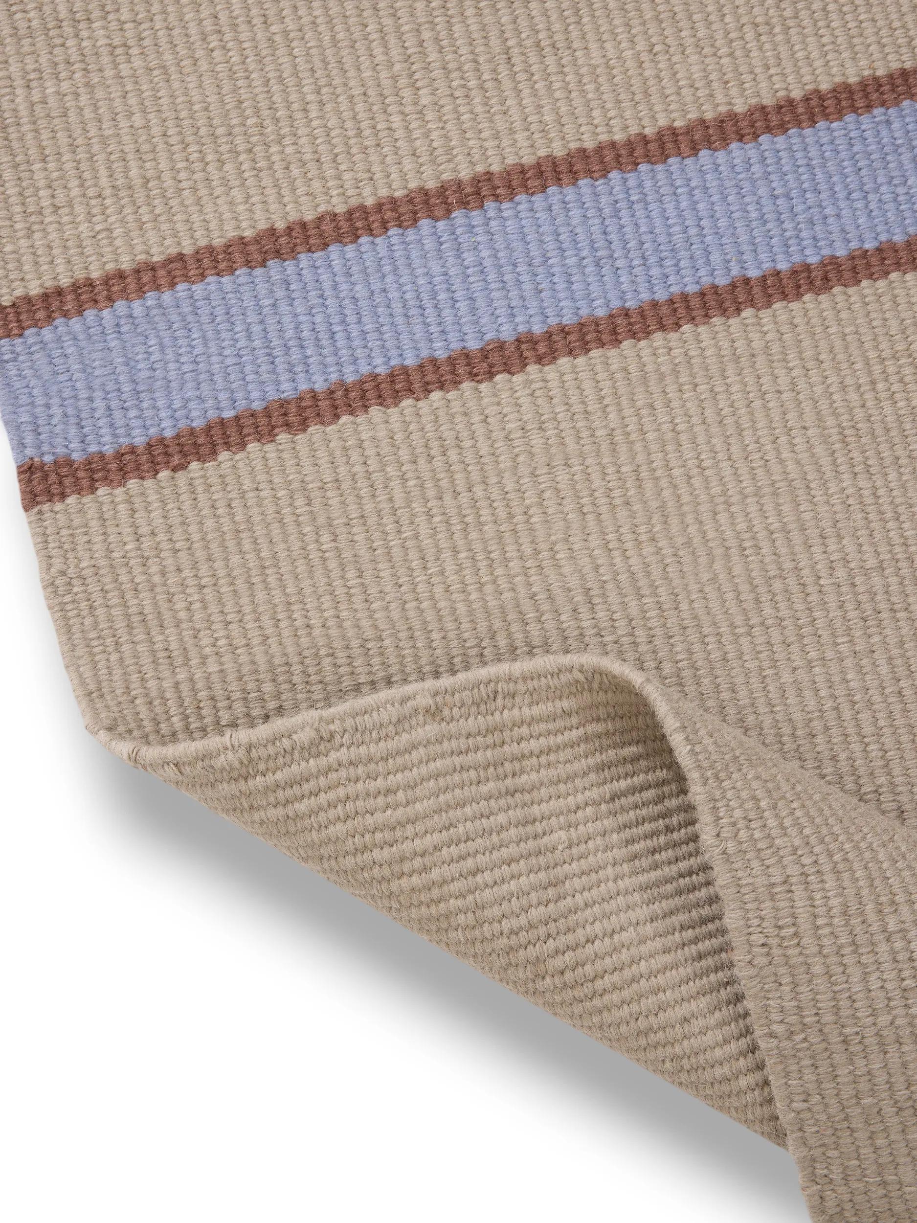 Woll-Läufer Livio Beige/Blau 60007944-75103 Woll-Läufer Livio Beige/Blau 60007944-75103 – Bild 4