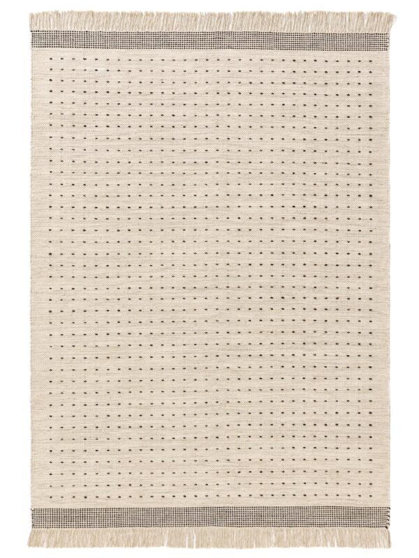Wollteppich Bahati Schwarz/Weiß 60007550-37101