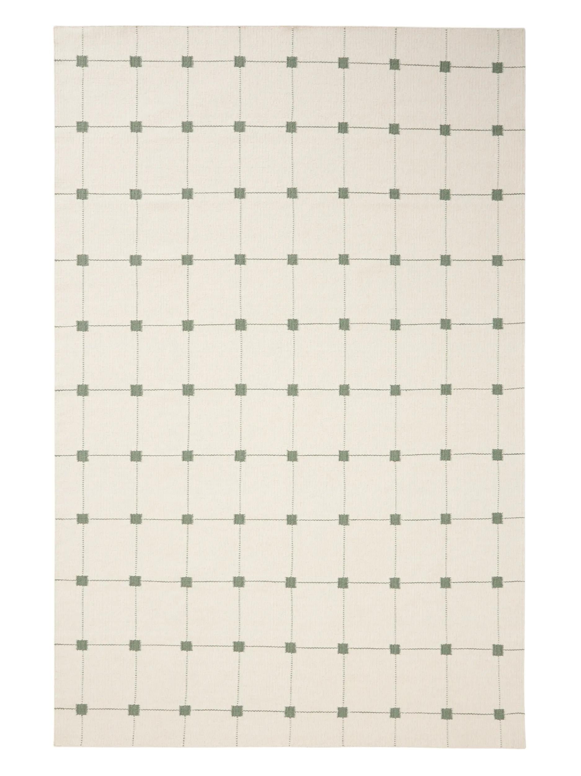 Wollteppich Grady Creme/Grün 60007945-140101 Wollteppich Grady Creme/Grün 60007945-140101