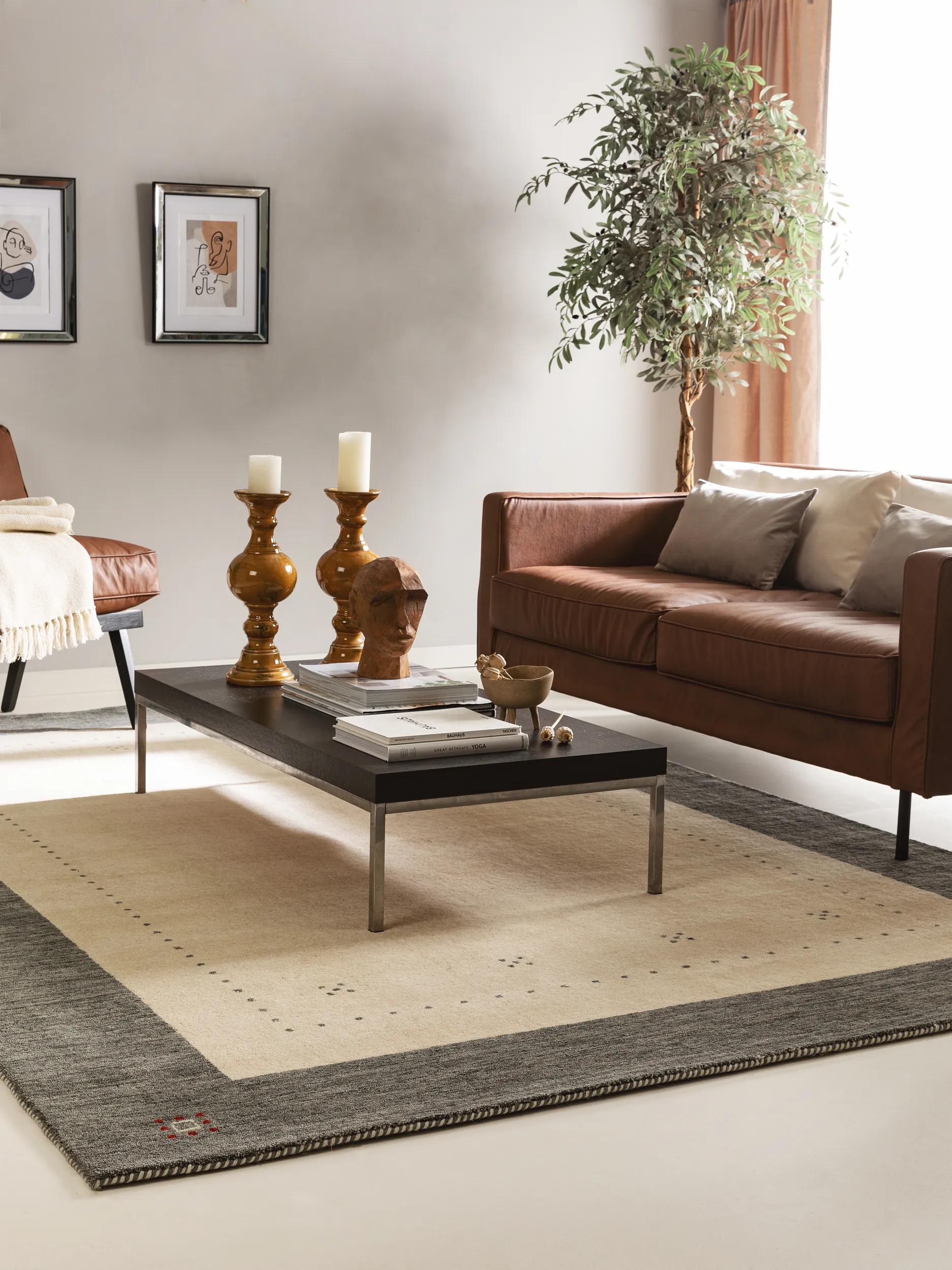 Wollteppich Jamal Beige/Grau 60006936-76101 Wollteppich Jamal Beige/Grau 60006936-76101 – Bild 2