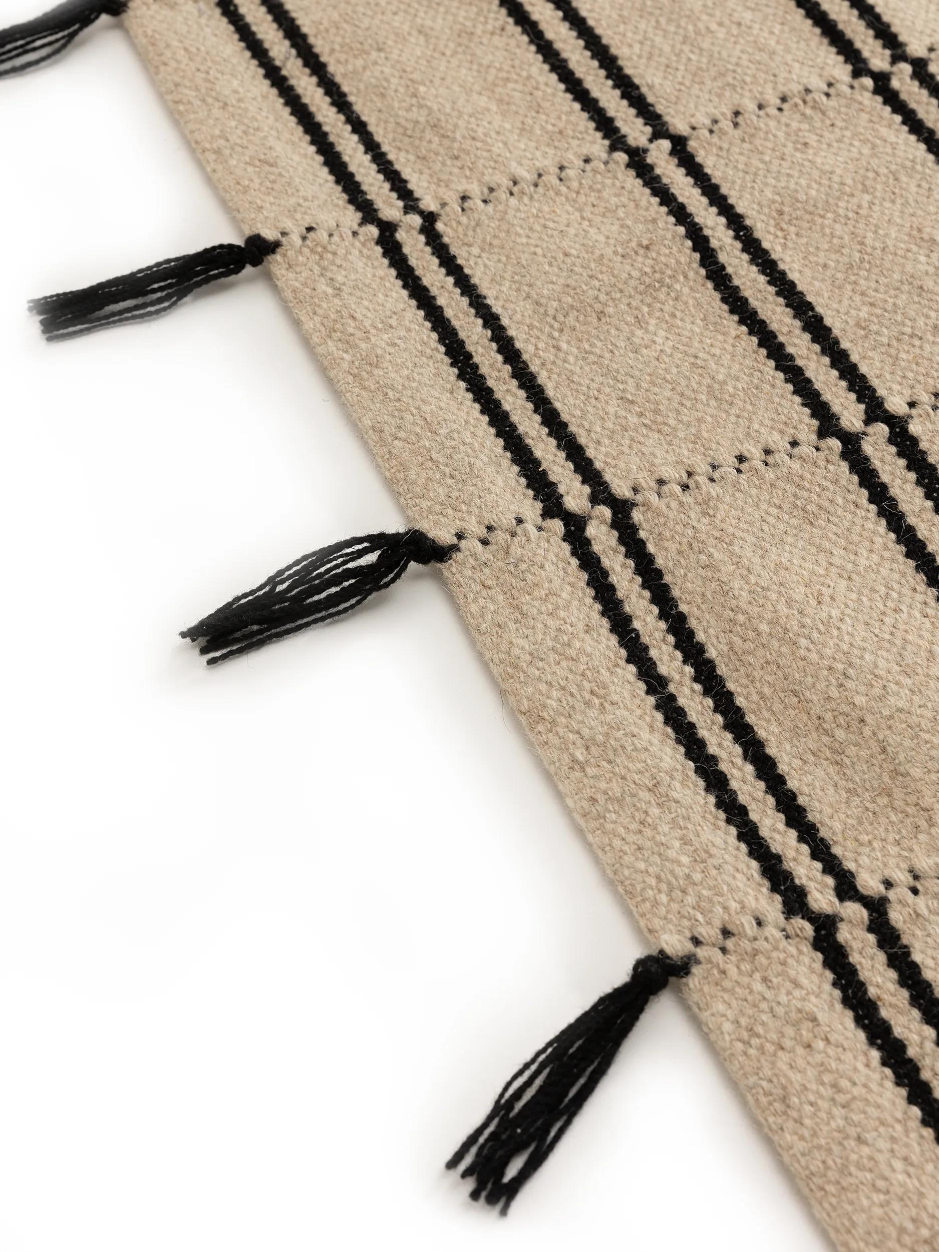 Wollteppich Kambiz Beige/Schwarz 60007415-36101 Wollteppich Kambiz Beige/Schwarz 60007415-36101 – Bild 5