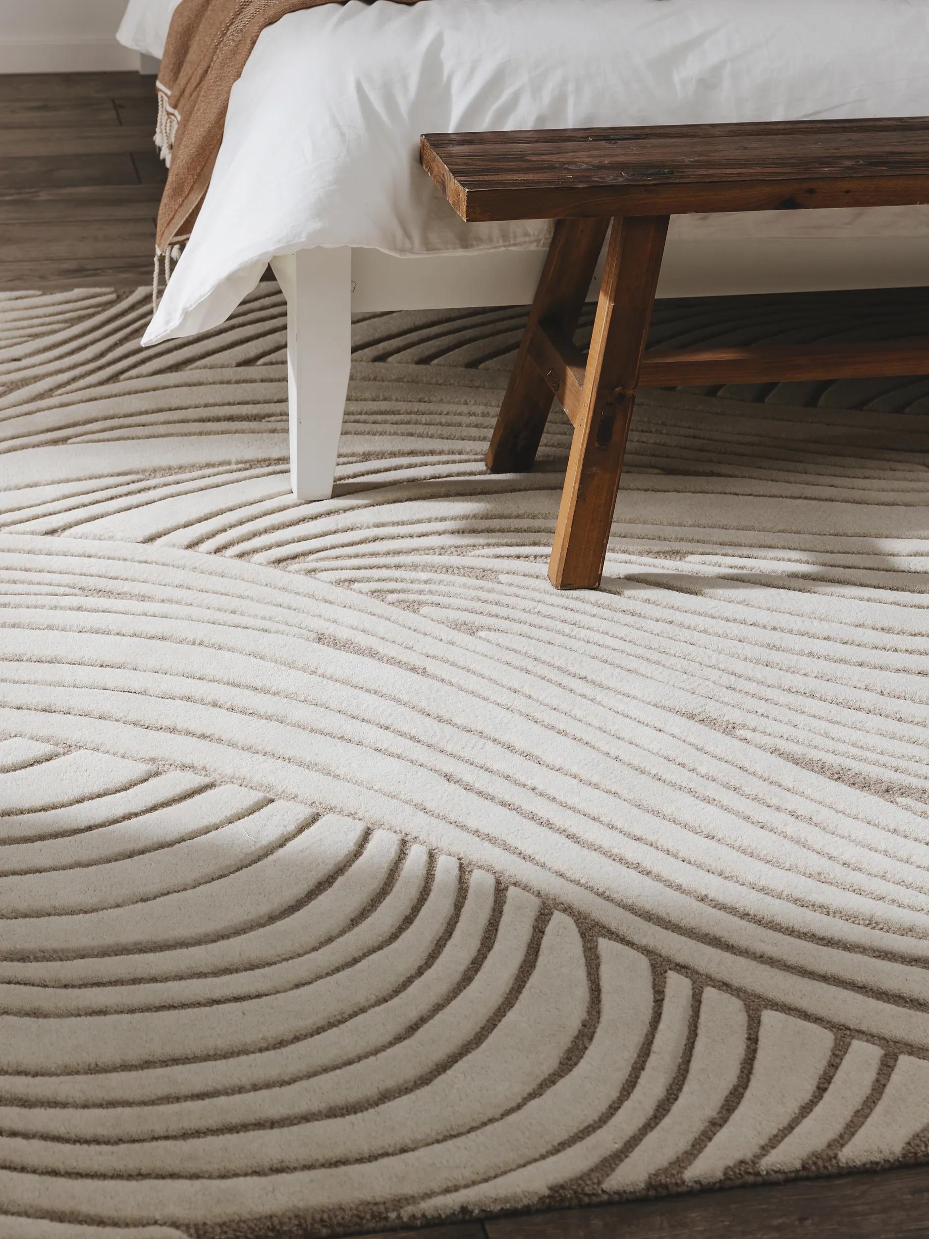 Wollteppich Tess Creme/Taupe 60007520-149101 Wollteppich Tess Creme/Taupe 60007520-149101 – Bild 3