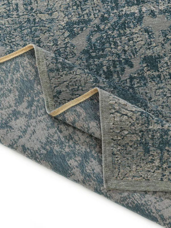 Flachgewebe-Teppich Frencie Blau 60005473-22101