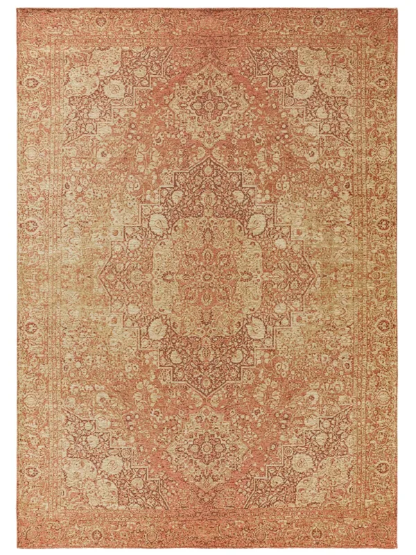 Flachgewebe-Teppich Frencie Rosa 60005471-34101