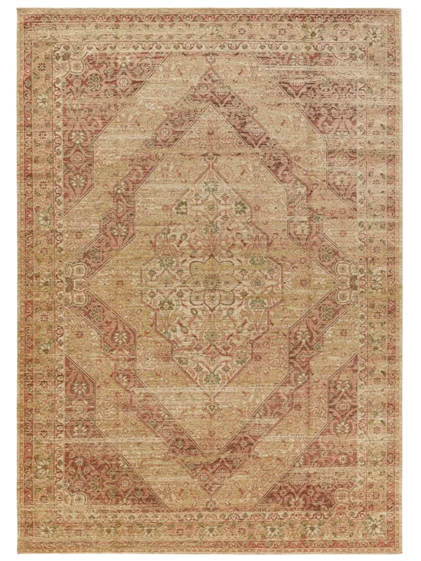 Flachgewebe-Teppich Frencie Rosa 60005472-34101