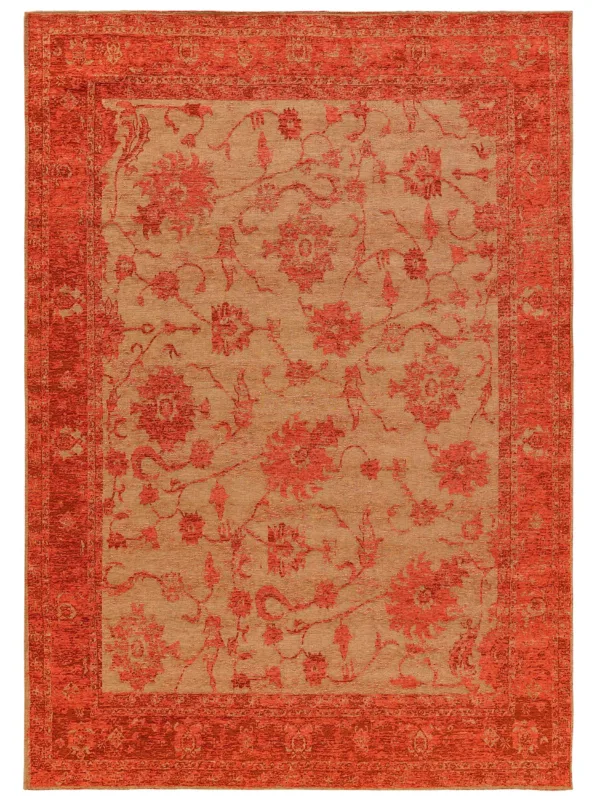 Flachgewebe-Teppich Frencie Rot 60003892-35101