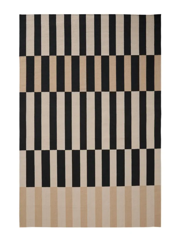 Flachgewebe-Teppich Judith Beige/Schwarz 60007822-45101