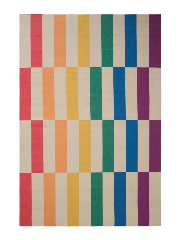 Flachgewebe-Teppich Judith Mehrfarbig 60007831-31101